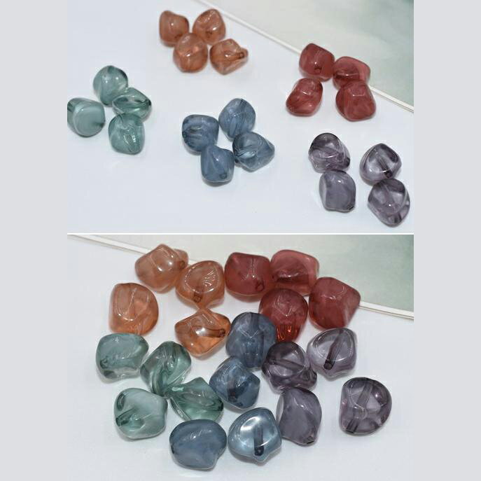 即日発送！アクリルビーズ ビーズパーツ変形NO.9【50g】