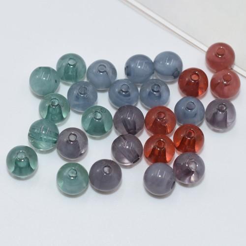 即日発送！アクリルビーズ ビーズパーツ丸玉 8mm【50g】