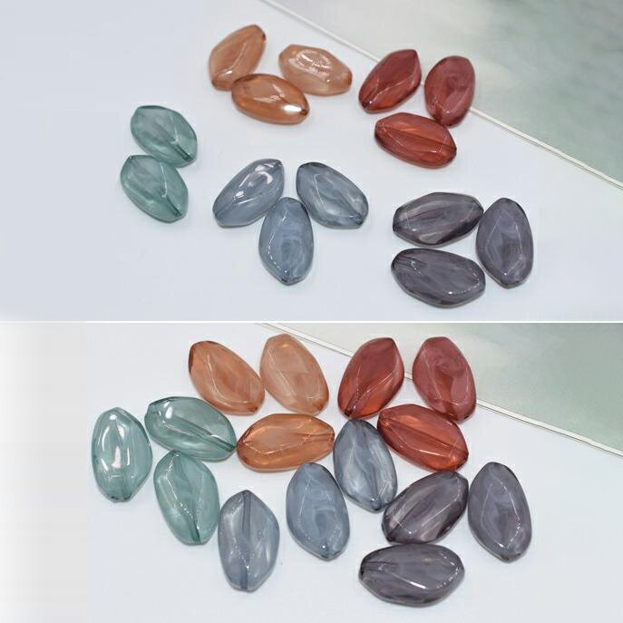 即日発送！アクリルビーズ ビーズパーツ変形NO.2【50g】