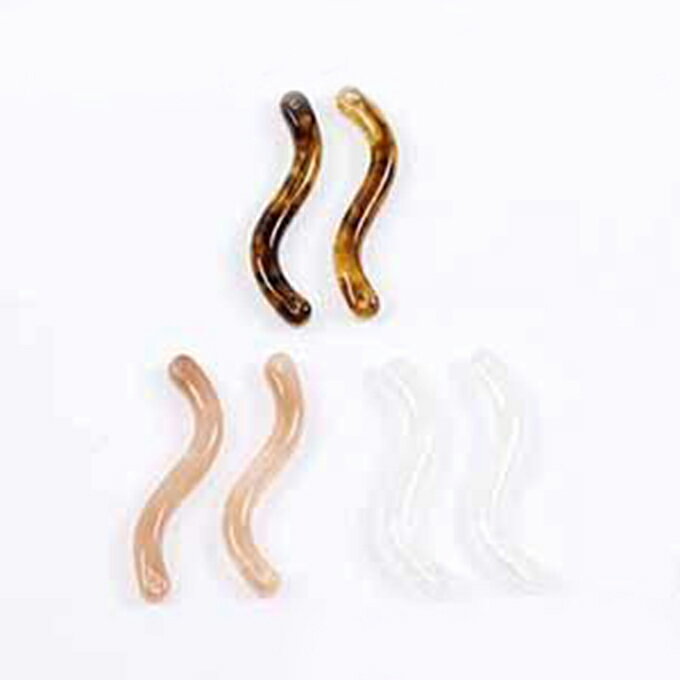 即日発送！樹脂コネクターチャーム S型スティック 2穴 4×32cm（8ヶ）