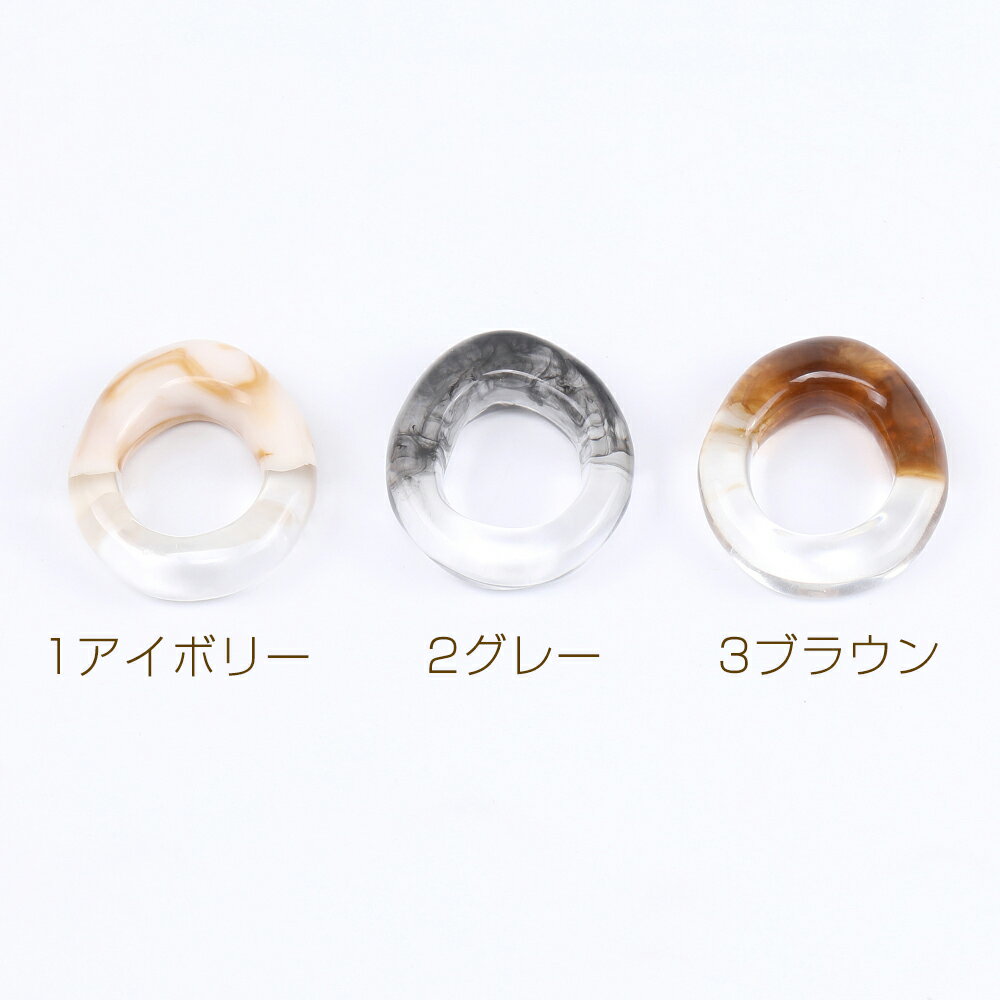 即日発送！高品質樹脂パーツ オーバルフレーム 27×31mm（4ヶ）