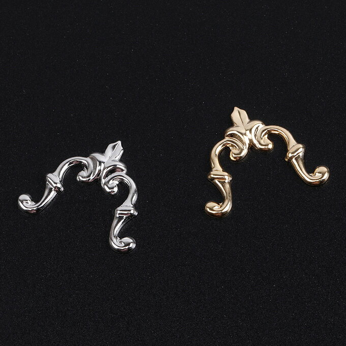 即日発送！コネクターパーツ アンティーク調つなぎパーツ 接続パーツ 連結パーツ 左右2カン付き 19×22m..