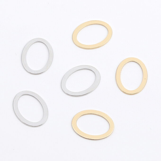 即日発送！フレームパーツ オーバル 11×14mm（8ヶ）