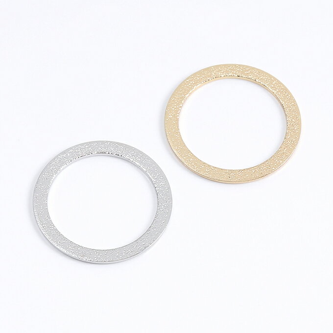 即日発送！フレームパーツ フロスト加工 丸型 20mm（6ヶ）