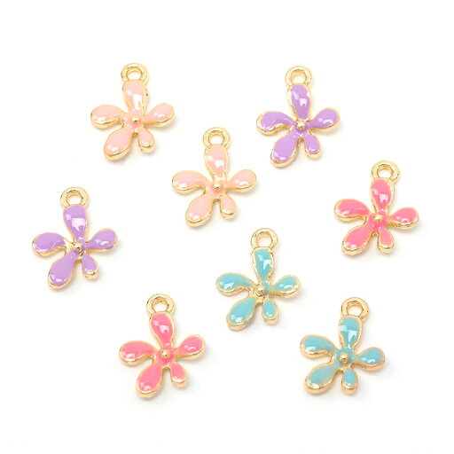 即日発送!エポチャーム メタルチャーム フラワー お花 合金製 約10×13mm(4ヶ) 即日発送!エポチャーム メタルチャーム フラワー お花 合金製 約10×13mm(4ヶ)
