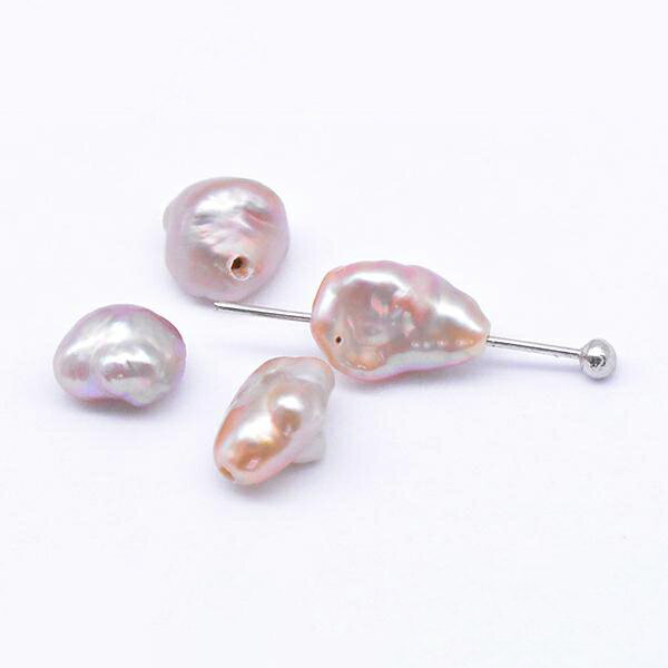 即日発送！高品質淡水パールビーズ No.81 不規則型 天然素材【4ヶ】