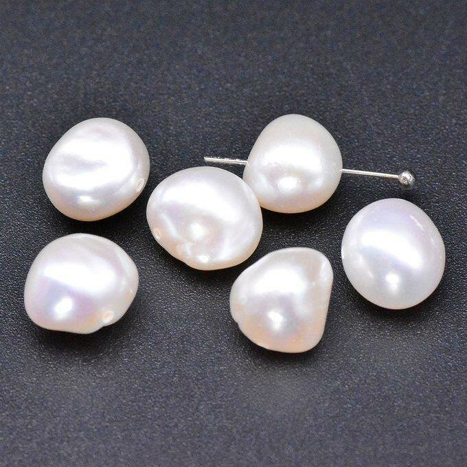 即日発送！高品質淡水パールビーズ No.58 不規則型 天然素材【6ヶ】