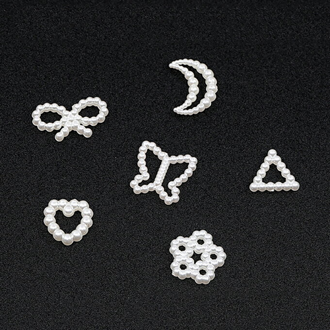 即日発送！アクリル貼付けパーツ アクリルカボション パールカラー（100ヶ）