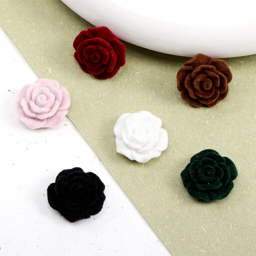 即日発送!フロッキーバラ貼付けパーツ 立体薔薇デコパーツ ベロア素材カボション 20mm(10ヶ) 即日発送!フロッキーバラ貼付けパーツ 立体薔薇デコパーツ ベロア素材カボション 20mm(10ヶ)