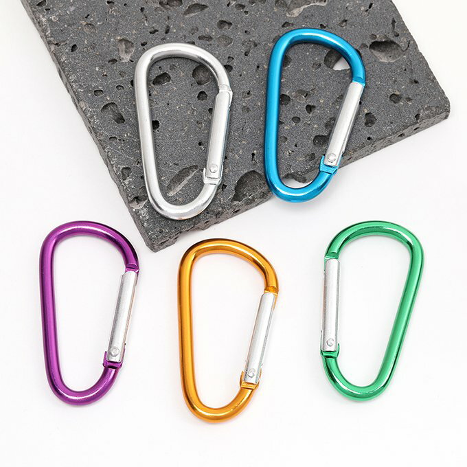 即日発送！カラビナ キーホルダー金具 29.5×56.5mm（4ヶ）