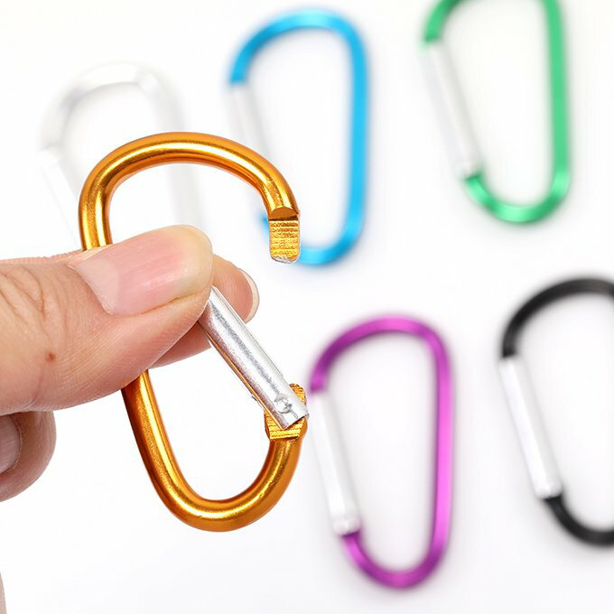 即日発送！カラビナ キーホルダー金具 29.5×56.5mm（4ヶ）
