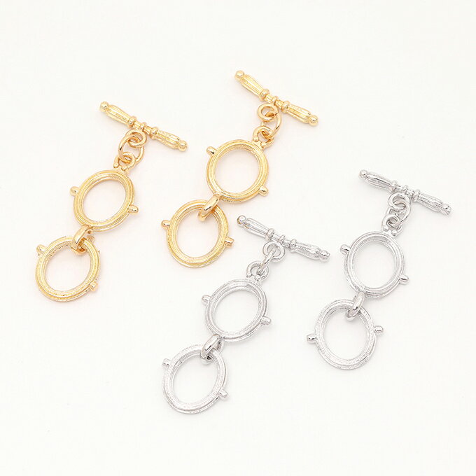 即日発送！高品質留め金具 ネックレス・ブレスレット用 16.5×35mm（1セット）