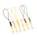 即日発送!カニカン付きストラップ 和小物 お守り キーホルダー ストラップ制作におすすめ アクセサリー金具 長さ約9.5cm (5ヶ)