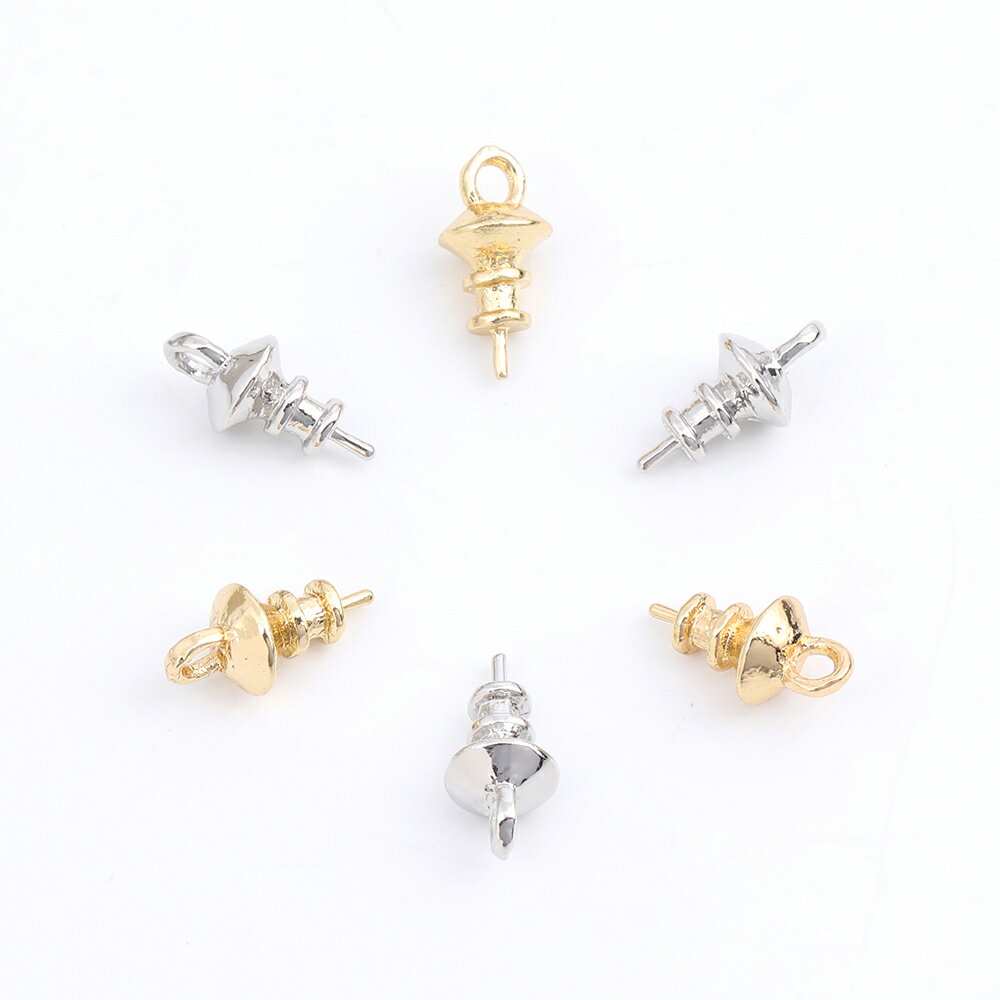 即日発送！デザインヒートン 6×12mm（8ヶ）