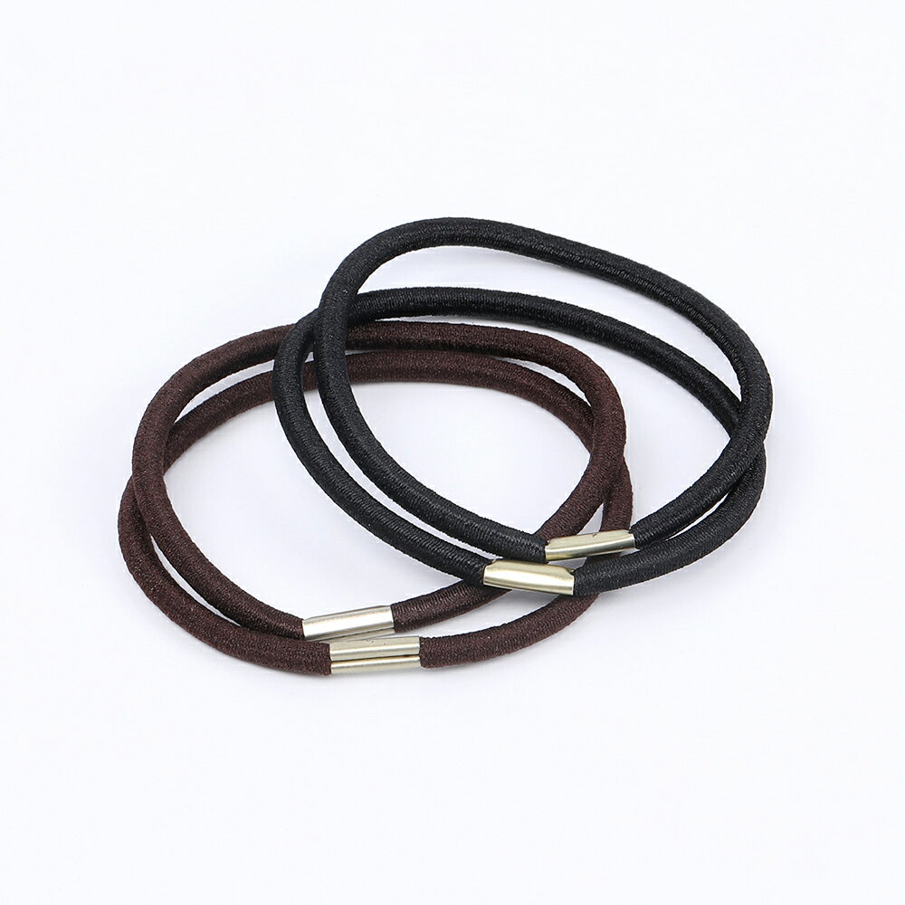 即日発送！ヘアゴム ヘアアクセサリー 3mm ゴールド（20ヶ）