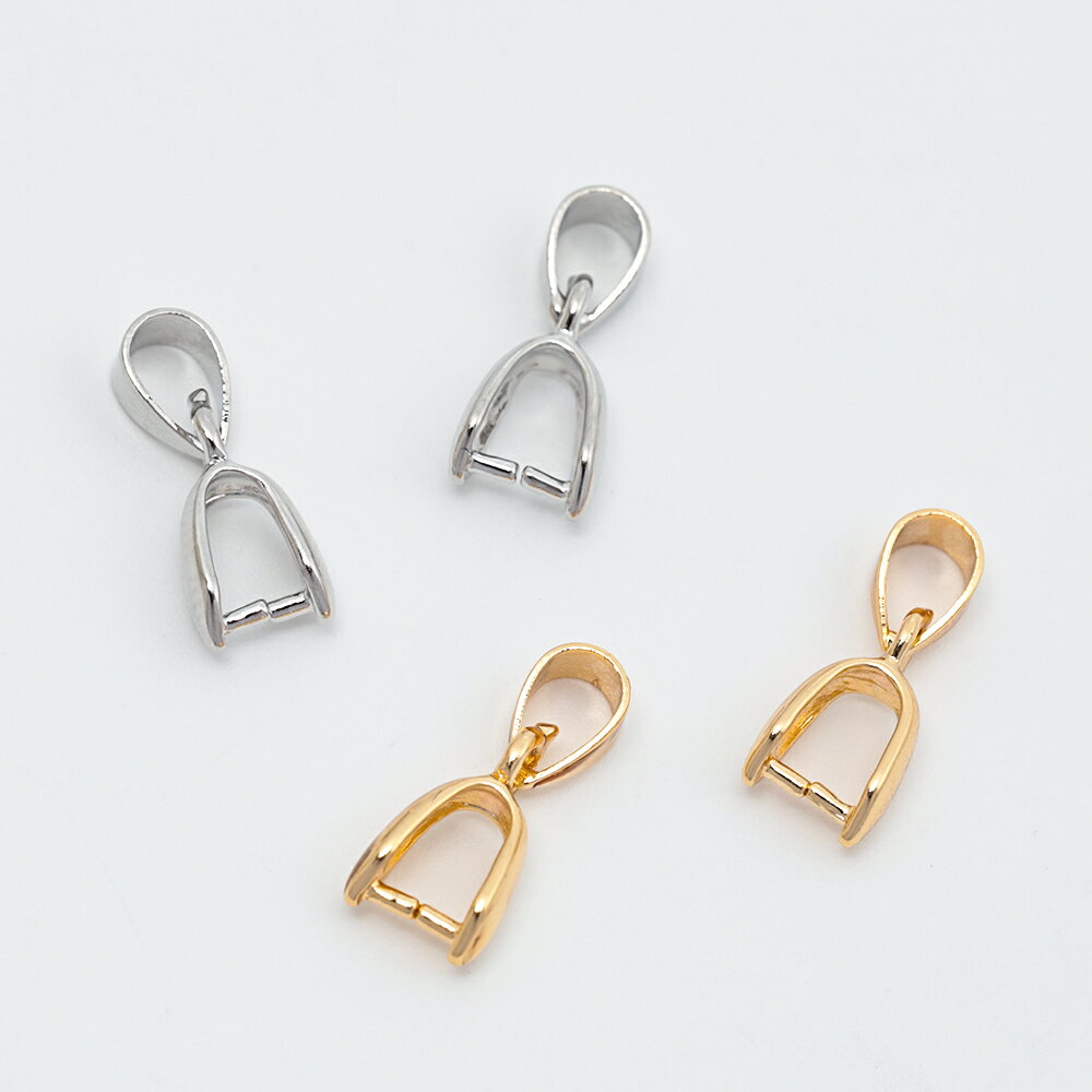 即日発送！バチカン 銅製 Aカン付き ネックレス ペンダントトップ 接続金具 メタルパーツ 約6×17mm（6..