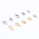 即日発送!上質カニカン ブレスレット ネックレス キーホルダー マスクチェーン 留め具パーツ 留め金具 ン 全5種(2ヶ)