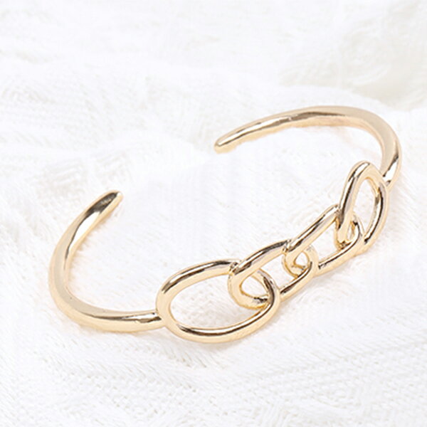 即日発送!高品質バングル デザインバングル チェーンバングル 幅約15mm(1ヶ)