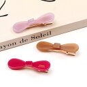 即日発送!ヘアクリップ リボンヘアクリップ 前髪クリップ 髪留め ヘアアクセサリー 約1.2×4.7cm(1ヶ)