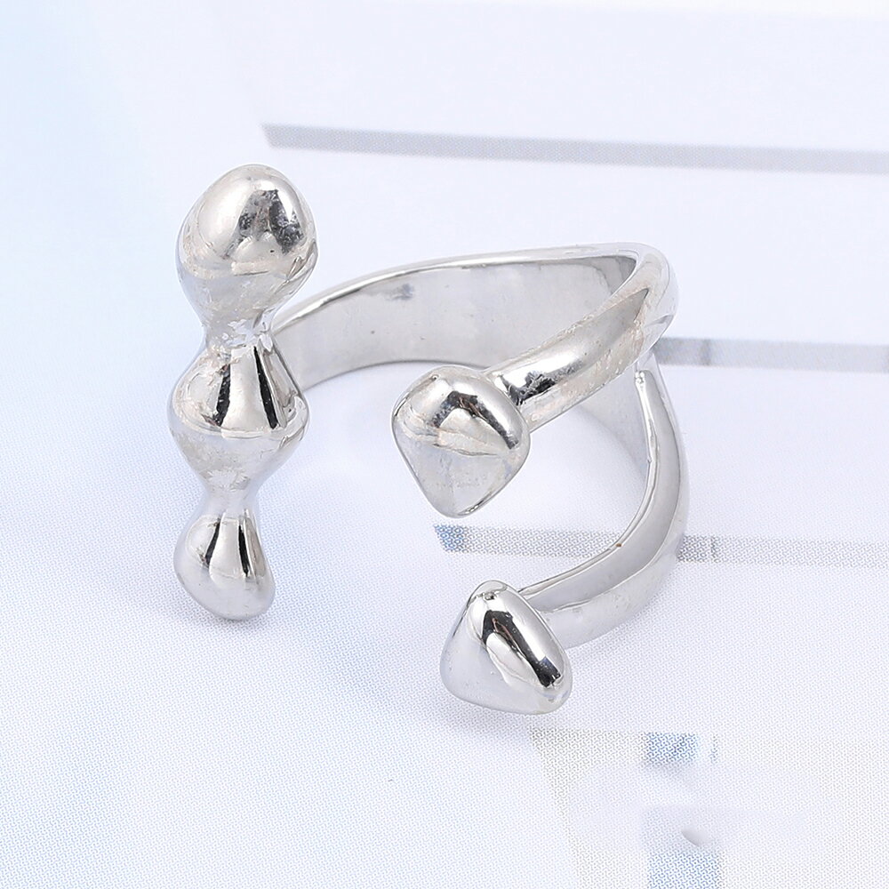 即日発送！ファッションリング オープンリング 指輪 デザインリングNo.29 幅約20.5mm（1ヶ）