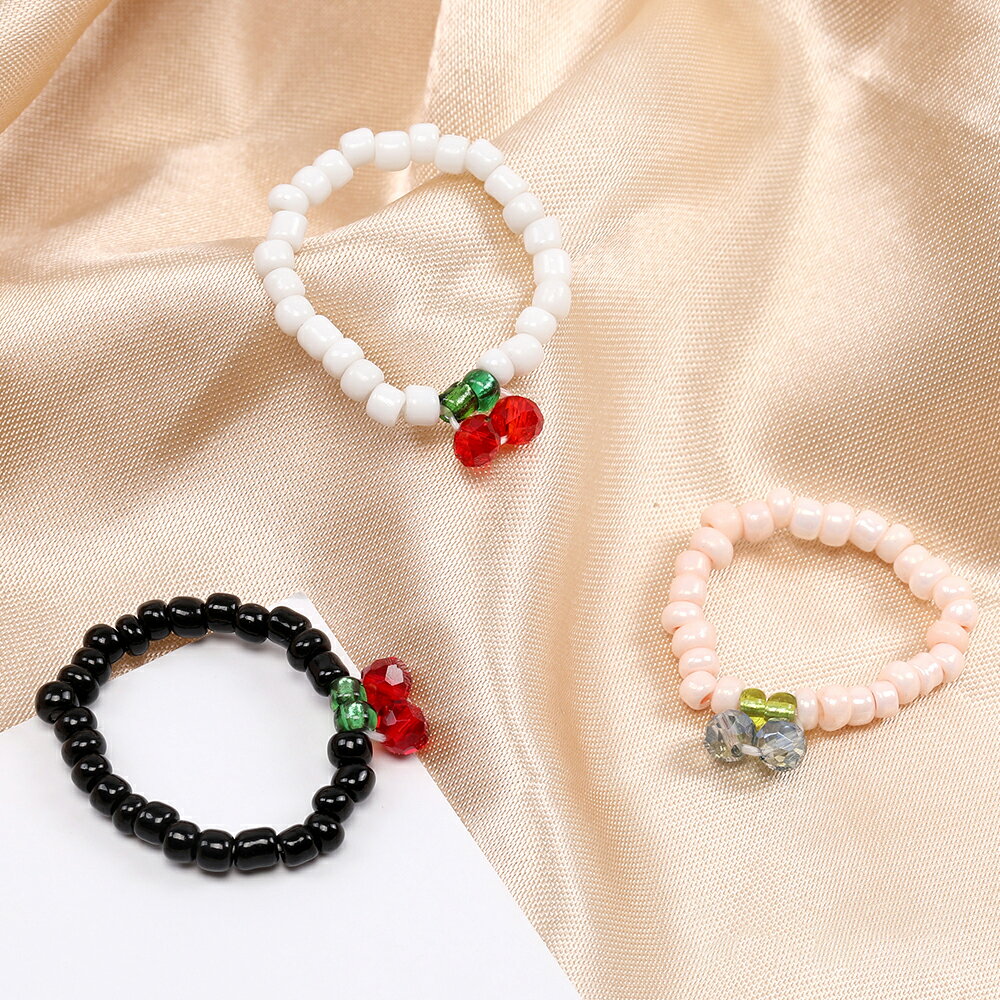 即日発送！レディスリング 指輪 さくらんぼ（1ヶ）