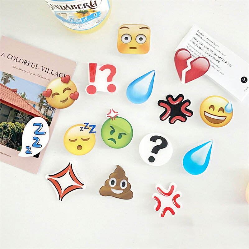 即日発送!ヘアクリップ 絵文字ヘアピン アイコン 符号 怒りマーク はてな 前髪クリップ サイドクリップ へアピン ヘア留め (1ヶ)