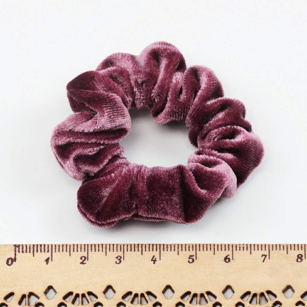 即日発送！ベルベットシュシュ おしゃれ ヘアアレンジ ヘアゴム 髪飾り 髪アップ ポニーテールゴム 痛くならないヘアゴム（1個）
