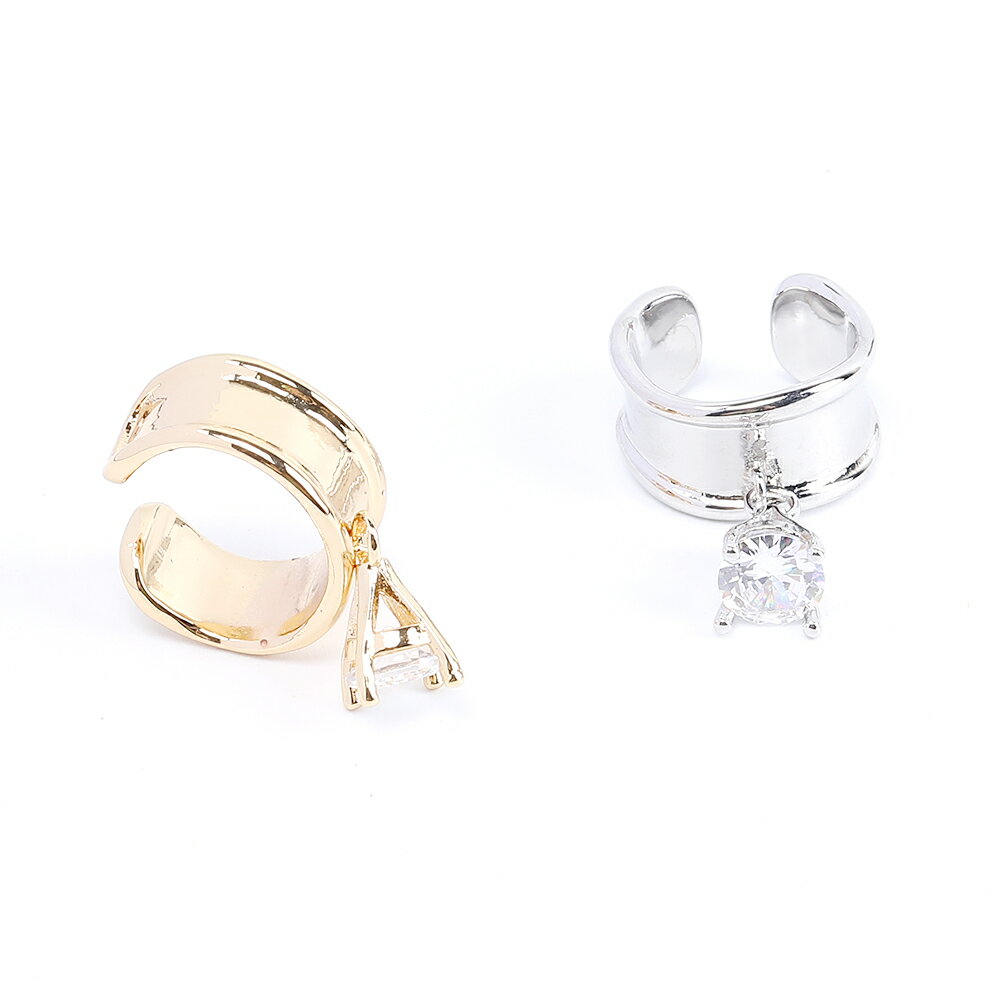 即日発送！高品質ジルコニアイヤーカフ 8×15mm 片耳用（1ヶ）