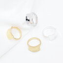 即日発送! 印台リング 長方形 スクエアプレートリング 指輪 サイズ調節不可 11×16mm(2ヶ)