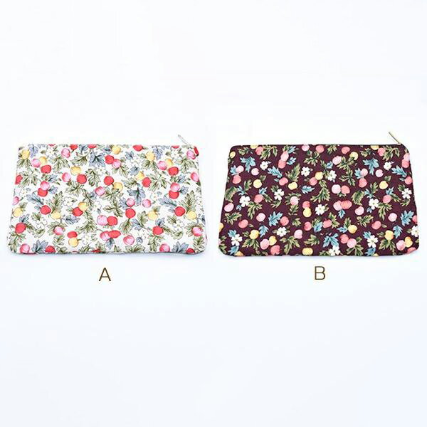 即日発送！フラワー柄長財布 花カラー 13×21cm 綿財布【1ヶ】※ネコポス不可