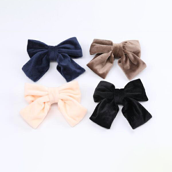 即日発送！ヘアバレッタ ヘアアクセサリー リボン 11×13cm（1ヶ）