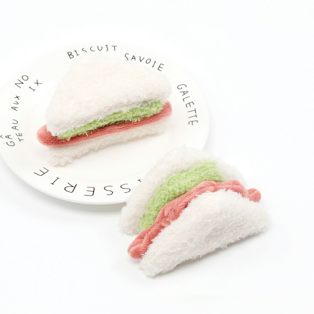 即日発送！クッションパーツ サンドイッチ ハムサンド 食品サンプル ぬいぐるみ デコパーツ 貼付け可 ..
