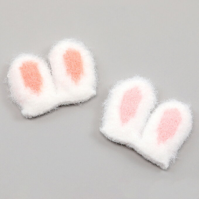 即日発送！うさぎ耳パーツ ウサギ 兔の耳クッションパーツ ぬいぐるみ カチューシャ ヘアバンド制作用..