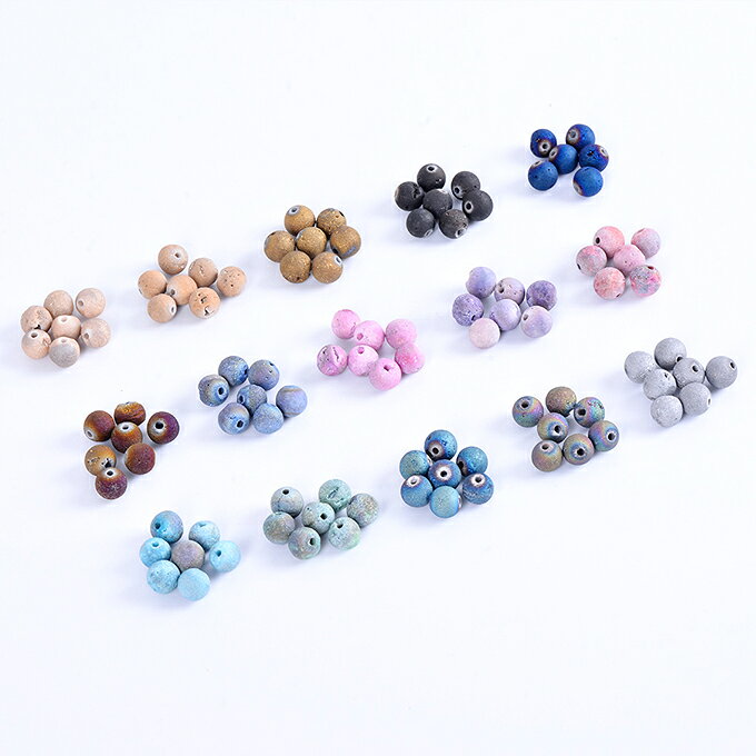 craftmaxの即日発送！天然石ビーズ アゲート 6mm 全15色｜アングル3