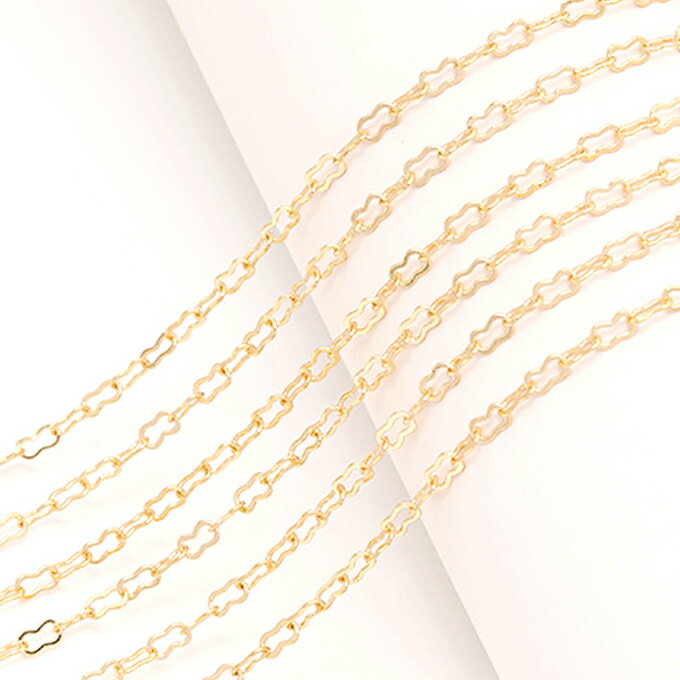 即日発送！メタルチェーン ピーナッツ型チェーン ネックレスチェーン アクセサリーチェーン 色落ちしに..