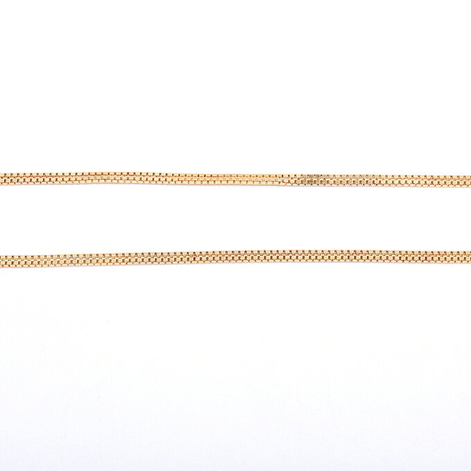 craftmaxの即日発送！デザインチェーン 幅約2mm ゴールド（1m）｜アングル2