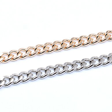 即日発送！鉄製チェーン デザインチェーン ツイストカット 6mm【2m】