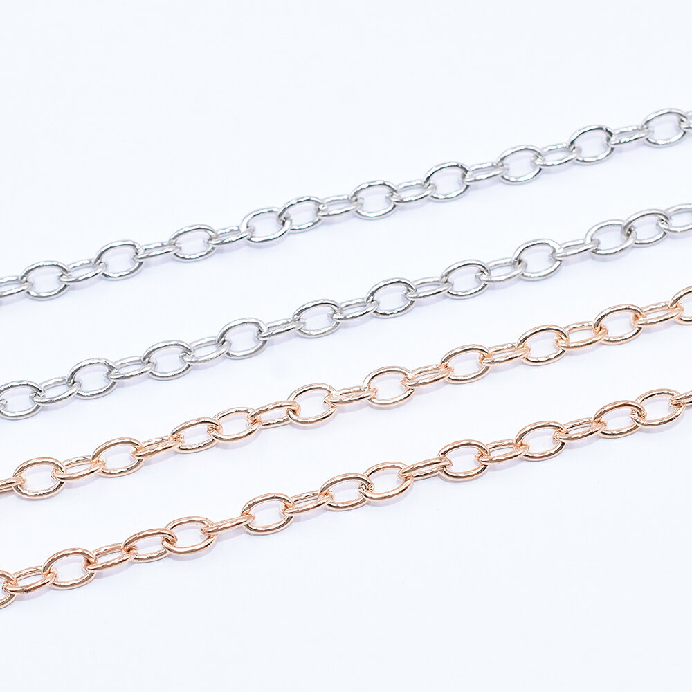 即日発送！鉄製チェーン 小豆チェーン 4.2mm【5m】