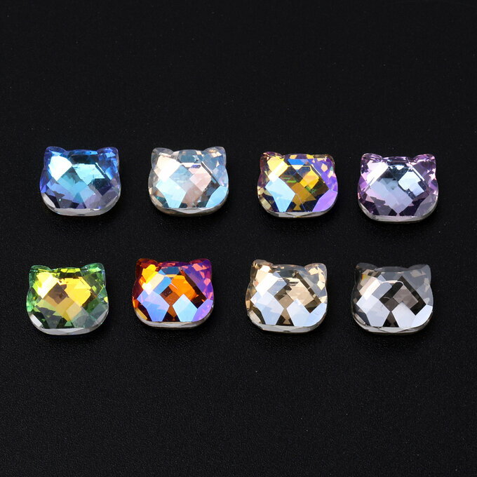 Rakuten - 即日発送！ガラスラインストーン Vカット 虎型 9×10mm（4ヶ）
