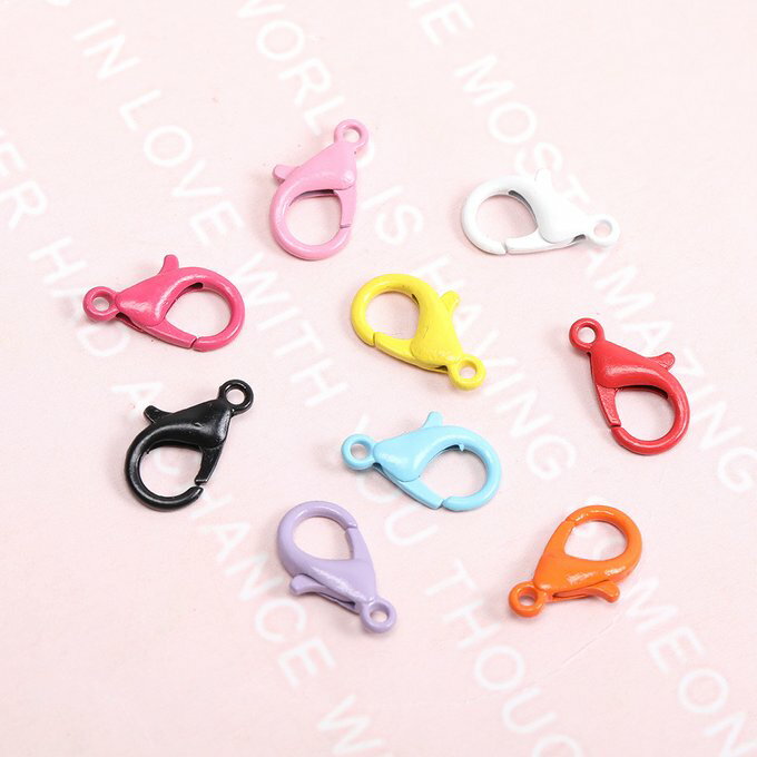 即日発送！カニカン カラーミックス 8×14mm（10ヶ）