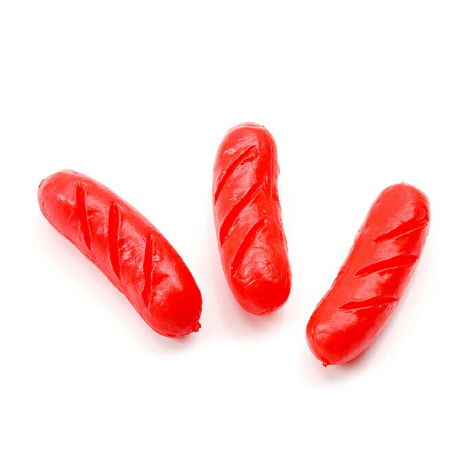 即日発送！ミニチュアフードパーツ プラスチック製 食品サンプル貼付けパーツ フェイクフードカボション デコレーションパーツ グリルソーセージ 12×37mm（2ヶ）