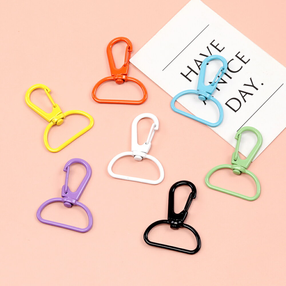 即日発送！推し色ナスカン 推し活カラー ナスカン ショルダーベルトナスカン リュックカン Dカン バッグ金具 約30×40mm (4ヶ)