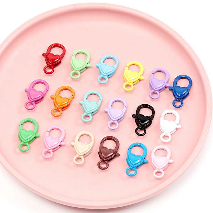 即日発送！推し色カニカン 推しカラーカニカン フックカン 手作り推し活キーホルダー金具 ストラップ金具 ナスカン 下カン付き 約12×27mm (6ヶ)