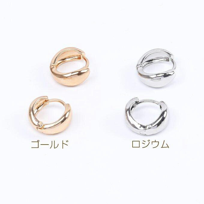 即日発送！高品質開閉式フープピアス デザインフープピアス 7×17mm（2ヶ）
