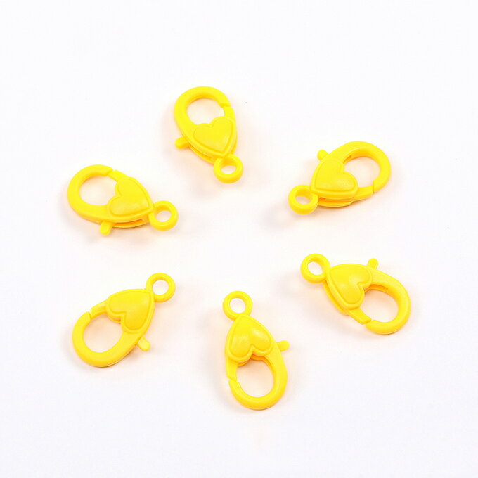 即日発送！カニカン 11×23mm イエロー（20ヶ）