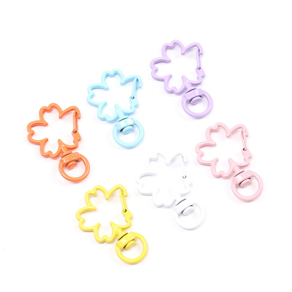 即日発送！キーホルダー 22×36mm ミックスカラー（4ヶ）