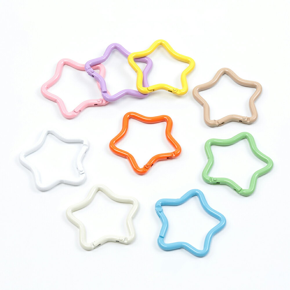 即日発送！カラビナ ハート型 キーホルダー金具 ストラップ バネ式 スプリングバックル アウトドア 登山 約41×44mm（2ヶ）
