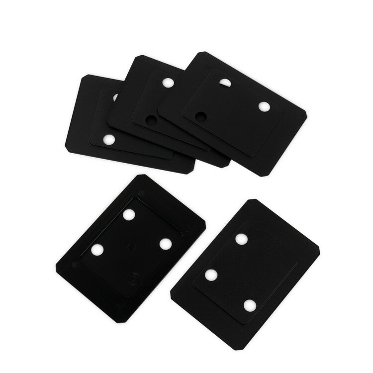 樂天商城 - [新型] 53×78mm 長方形 缶バッジ ピンなしバックパーツ 50個