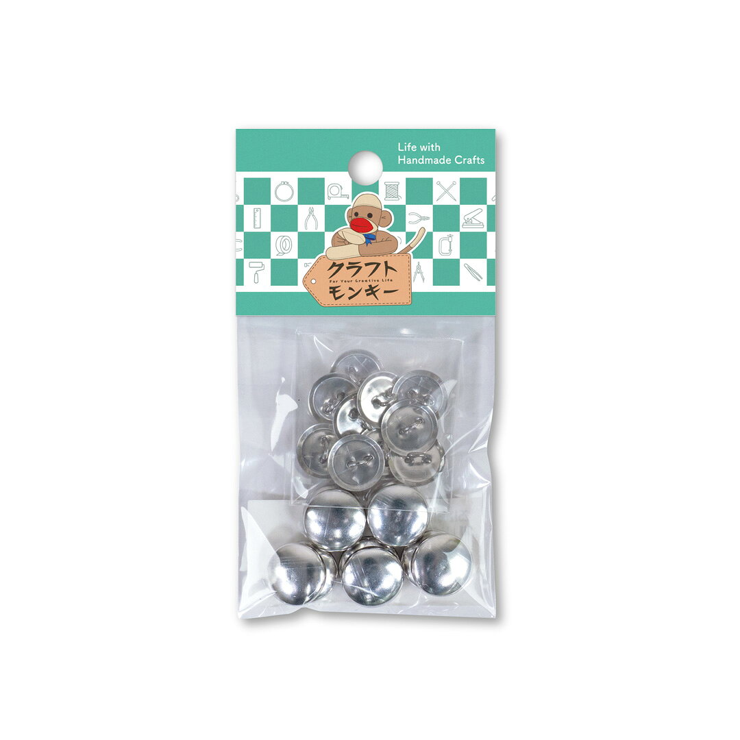 樂天商城 - 15mm くるみボタン( 足付タイプ ) 10組入