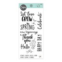 Sizzix シジックス クリアスタンプ  / Clear Stamps New Beginnings by Olivia Rose